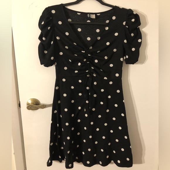 H&M Polka Dot Mini Dress - Picture 1 of 4